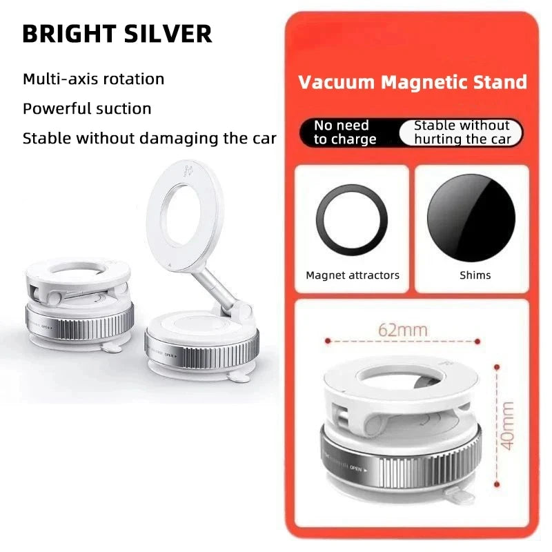 Soporte Magnético 360° para Celular con Ventosa