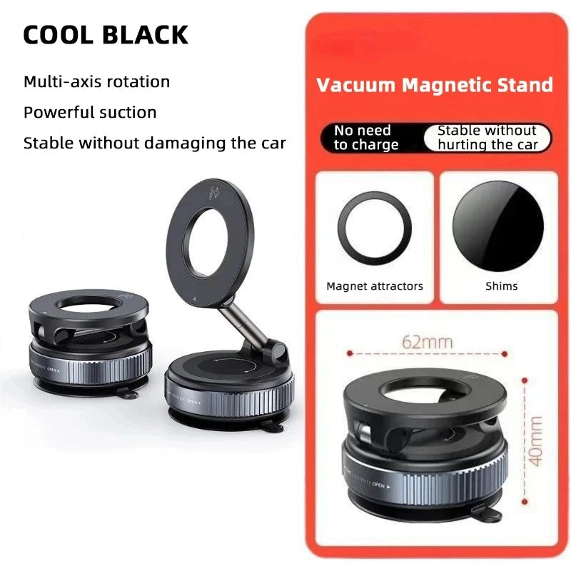 Soporte Magnético 360° para Celular con Ventosa